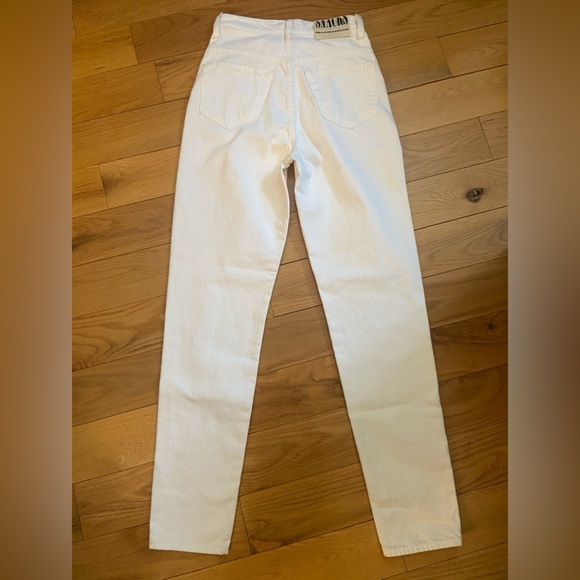 NWOT Mother Snacks High Waisted Twizzy Skimp in Sticky Rice size 25 - Picture 7 of 12